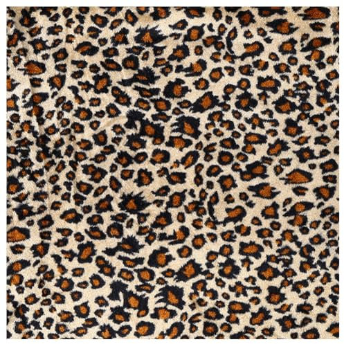BrightGlow Animal Print Dekostoff Stoff Mode Tiger Zebra Leopard Muste Stoff Meterware Handwerken Nähen Stoff DIY Tierdruck Stoff Stoffbündel mit Safari-Thema für Kleidungsdekoration 3# 100x150cm