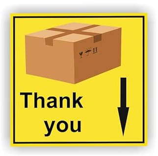 Internationaler Paketbox Aufkleber, Universelle Kennzeichnung für Ihre Paketbox, Pakete Paket hier ablegen (RPMw9/9)