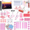 Lenxnmy 158pcs All-Inclusive Diamond Painting Tool Set Diamond Art Accessories Kit with A4 Diamond Painting Light Pad,Diamond Art Sealer Glue,Diamond Correction,Pens Storage Box for DIY Craft