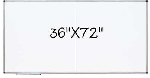 XIWODE Faltbare Magnet-Whiteboard mit Aluminiumrahmen | 90x180cm Klappbares Tafel-Wandboard für Büro, Homeoffice & Kinderzimmer | Leichtes Wandboard mit Stifthalter, Robust & Langlebig
