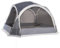Outsunny Carpa Portátil para 6-8 Personas Carpa de Camping con 4 Mosquiteros Gancho y Bolsa de Transporte Anti-UV para Pescar Senderismo 350x350x230 cm Gris y Blanco