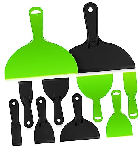 Vaguelly 10stücke Plastikspatel in Verschiedenen Zum Reinigen Und Füllen Kunststoffschaber Mit Griffen Für Risse in Putz Und Mauerwerk Wiederverwendbarer Kunststoff-farbschaber