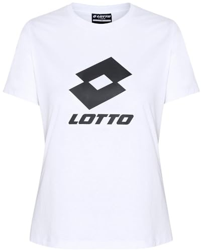 Lotto 1124013 Women T-Shirt, Regular Fit Damen T-Shirt in trageangenehmer Qualität mit abgesetztem Rundhalsausschnitt