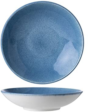 Ciotole per Mescolare Insalatiera in porcellana adatta for insalate, zuppe, avena, pasta, snack, lavastoviglie e microonde Lnsalatiera Fruttiera