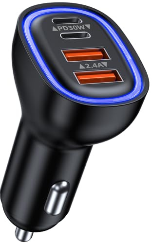 4 Ports 78W Chargeur Allume Cigare PD QC 3.0