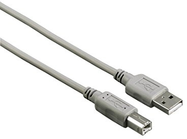 Hama USB-2.0-Kabel, Grau, 1,50 m