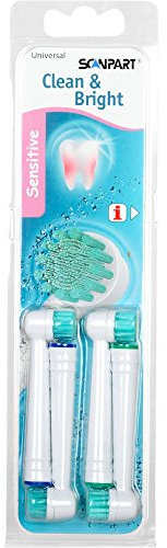 Scanpart 3304000009 Aufsteckbürsten, Clean und Bright Sensitive