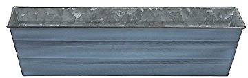 Achla Designs Verzinkter Fensterblumenkasten, Nantucket-Blau, S (55,9 x 15,2 x 12,7 cm (L x B x H))