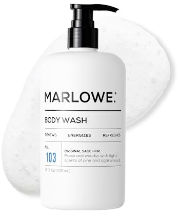 MARLOWE. Nr. 103 Herren Duschgel, 473 ml, energetisierend & erfrischend, inkl. natürlichen Extrakten, Aloe & Green Tea Extrakte