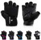 BIOMORPH Trainingshandschuhe für Damen und Herren I Fitness Handschuhe für Krafttraining, Bodybuilding, Crossfit (Schwarz, 17,5cm - 19,5cm - S)