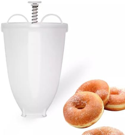 iFCOW Molde para rosquillas de plástico, dispensador de rosquillas