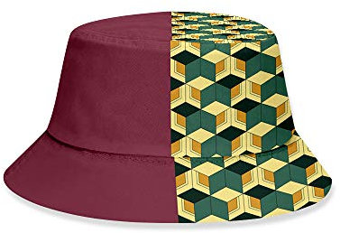 NCTCITY Unisex Fischerhut Bucket Hat Sonnenhut Strandhut Faltbar Anglerhut Kinder Japanischer Anime Druck Reisen Outdoor Fischermütze