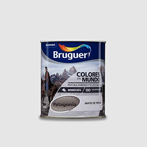 Bruguer Couleurs du monde Peinture murale monocouche Patagonie Teinte de perle 750 ml