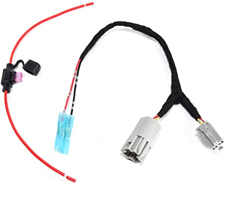 EWAY 12 Volt Power Adapter Outlet for 1999~2021 Jeep Wrangler JL TJ JK TJ Unlimited & Gladiator JT Wire Harness Switch Socket - for Add a Backup Cameras, Radar Detectors, CB Radio, Rear View Mirrors