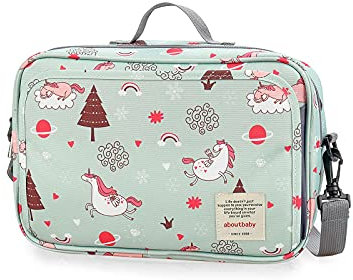 SONARIN Borsa Organizer per Passeggino,Organizzatore Universale per Passeggino,con portabicchieri, 2 ganci per carrozzina,usato come borsa da trasporto,universale per tutti i passeggini(Verde)