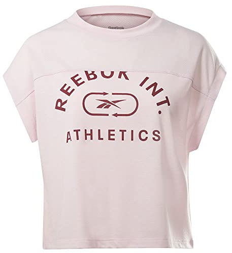 Reebok Damen Wor Supremium Logo Tee, Frober, GR9487, Gr. M