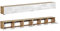 PLATAN ROOM Fernsehschrank TV-Lowboard 105/140 / 160/210 / 280 In Eiche Weiß Hängend Oder Stehend Hochglanz Matt (280 x 30 x 32, Eiche Gold/Weiß Hochglanz)