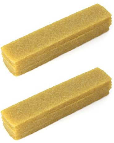 QWORK® 2 Stück Schleifband Reinigungsblock 200 * 40 * 40 mm für die Reinigung von Schleifbänder & Schleifscheiben - Hochwertige Naturkautschuk