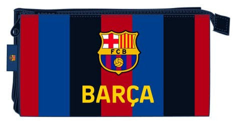 Safta, Portatodo Triple de F.C. Barcelona 1ª Equipación 22/23, 220x30x120 mm Unisex niños, Azul Marino y Granate, Estándar
