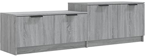 vidaXL Mobile TV Grigio Sonoma 158,5x36x45 cm in Legno Multistrato