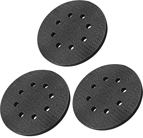 SI FANG Pad di interfaccia in spugna morbida da 125 mm 8 fori in schiuma abrasiva per levigatrice orbitale casuale da 12,5 cm, resistente agli urti, cuscino di riduzione del rumore e cuscinetto per