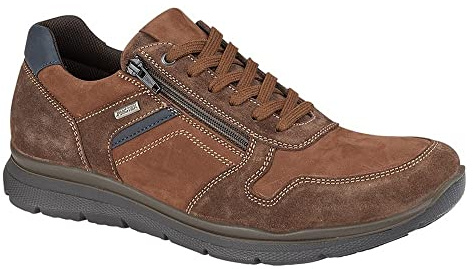 Imac Mens Casual Leather Shoes (8 UK) (Brown)