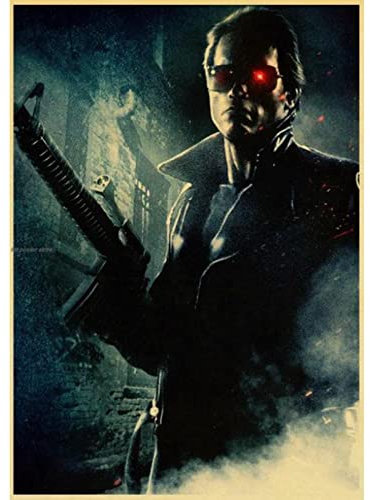 Poster Terminator Poster Filmplakat Leinwand Malerei Poster Und Drucke Wandkunst Bilder Wohnkultur 50X70Cm Kein Rahmen