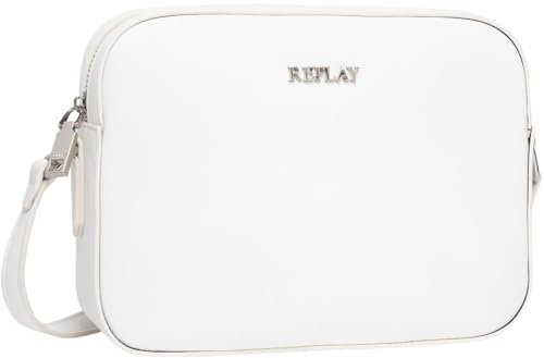 Replay Damen Umhängetasche Klein, Opt White 001 (Weiß), Onesize