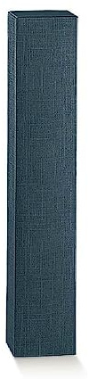 10X JUTA BLU 7.5x7.5x40cm Scatola PORTABOTTIGLIE alta liquore BOMBONIERA | 10 scatole per bottiglia di liquore grappa 40 cm confezionamento