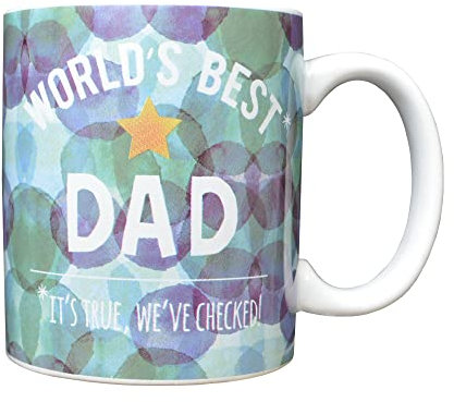 Xpressions The World's Best Dad Ceramic Mug in Gift Box Gifts Dads 61746