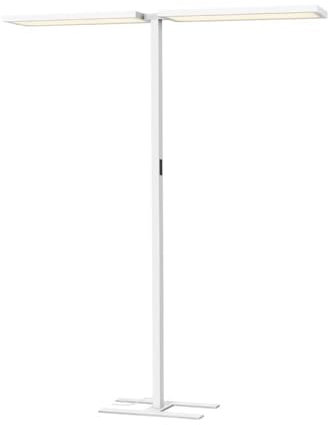 SLV LED Büro Stehleuchte Arbeitsleuchte Pro weiß - Doppel - 1007466