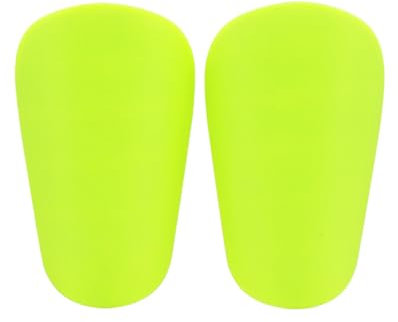Mini Fußball Schienbeinschoner 1 Paar Schoner Schienbein Performance Shinguards für Jugendliche und Erwachsene Schutzausrüstung Kleine Schienbeinschoner für Kinder Jungen Mädchen (Grün-a)