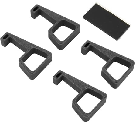 Brrnoo 2er Pack 4 Fach Horizontaler Spielekonsolen St nder mit K HLF en Hochwertiger Konsolenhalter St tzhalterung f r Gaming Konsolen schwarz