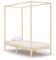 Generisch Himmelbett-Gestell Massivholz Kiefer 90 x 200 cm,jiangboyue-283250