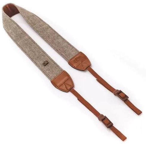 GuiGui DaMoWang est compatible avec différentes marques de sangles d’appareil photo, de sangles d’appareil photo rétro, anti-stress et portable (marron)