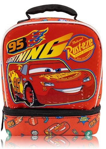 Disney Cars Lunch Box for Kids | Lightning McQueen Insulated Lunch Bag Lunch Box for Boys, Girls, Toddlers | Disney Cars Lightning McQueen Reusable Lunchbox
