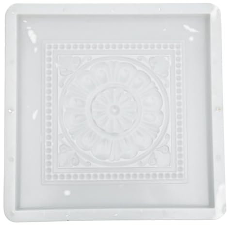 Homoyoyo Molde Para Baldosas De Reutilizable Molde De Hormigón Práctico Diseño Fácil De Usar Para Jardines y Patios 40x40cm 3.5cm De Grosor