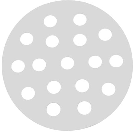 YOSADIER Bbq Rundes Eisen für Grillzubehör Feuerrost für Holzkohlegrills Hitzebeständig Einfach zu Reinigen für Camping und Familienfeiern