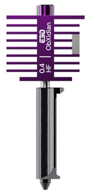 E3D ObXidian Bambu Lab A1 & A1 Mini (0,4 mm) HotEnd, 75 % erhöhte Durchflussmenge, glatter 3D-Druck, ideal für fasergefüllte Filamente, Bambu-zugelassen
