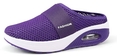 Ciabatte Ortopediche Donna Estive Pantofole Antiscivolo Chiuse Scarpe con Plantare Estraibile Traspiranti Morbido Sneakers Leggere Casa Comode 36-43