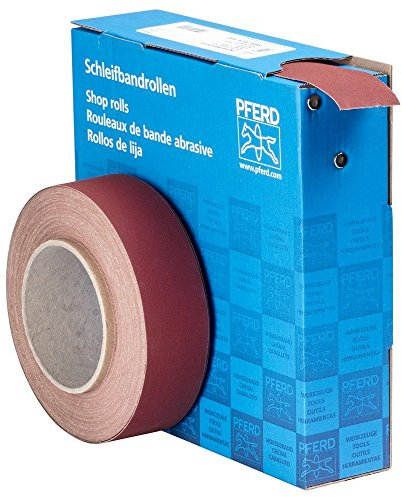 PFERD Schleifbandrolle | Gewebe, 38mm x 25m, Korund A400 | 45016440 – für universelle Anwendung