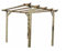 Pergola tettoia in legno 3 x 3 x 2,4 mt.