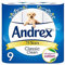 Andrex Classic Clean Toilet Roll Tissue Paper - 45 Rolls