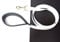 45 Deluxe Short Close Control Dog Lead With Padded Handle For Comfort With Double 25mm Strong Webbing In (White)