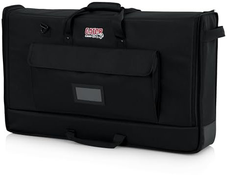 Gator Cases Gepolsterte Nylon-Tragetasche für den Transport von LCD-Bildschirmen, Monitoren und Fernsehern zwischen 27 - 32 (G-LCD-Tote-MD), Schwarz