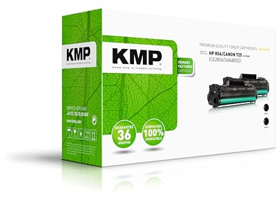 KMP Tonerkartusche passend für HP 85A Black (CE285A) Doublepack - H-T154D - für HP Laserjet Pro M1132, M1212nf, M1217nfw, M1213nf MFP, P1102, ... etc.