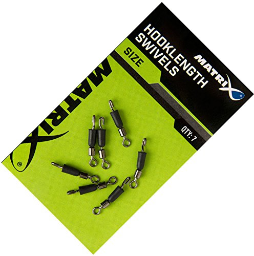Fox Matrix Hooklength Swivels - 7 Angelwirbel, Größe:14