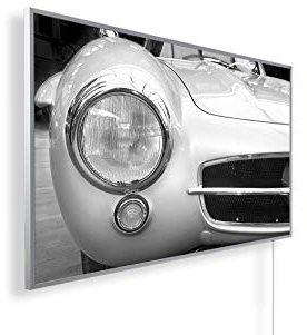 Könighaus 1000W Infrarotheizung mit Bild in HD Qualität ✓ inkl. Smart Thermostat ✓ 5 Jahre Garantie ✓ Doppelter überhitzungsschutz ✓ Infrarot Wandheizung ✓ Motiv: 243. Pagode Auto