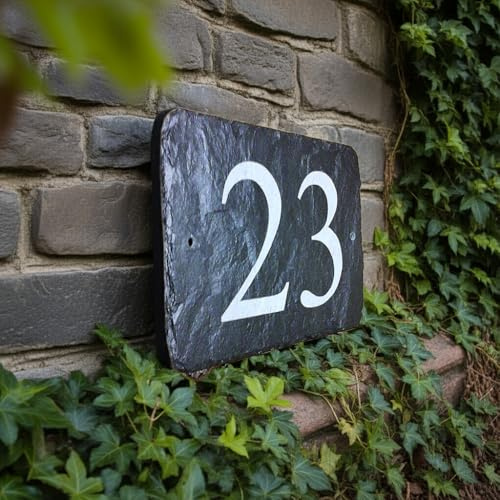 Slate Engraved House Number Sign. Any Number.