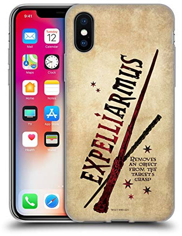 Head Case Designs Offiziell Offizielle Harry Potter Expelliarmus Goblet of Fire IV Soft Gel Handyhülle Hülle kompatibel mit Apple iPhone X/iPhone XS